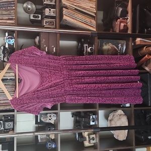 2x Torrid Velvet Burnout Floral Skater Dress